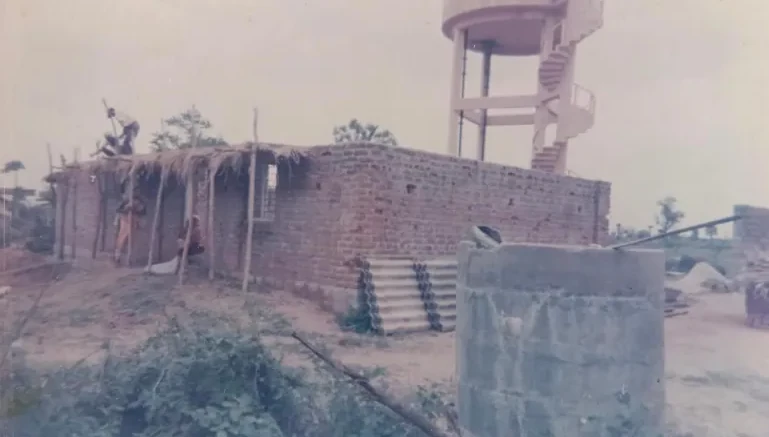 Early construction of the Mylapuram church
